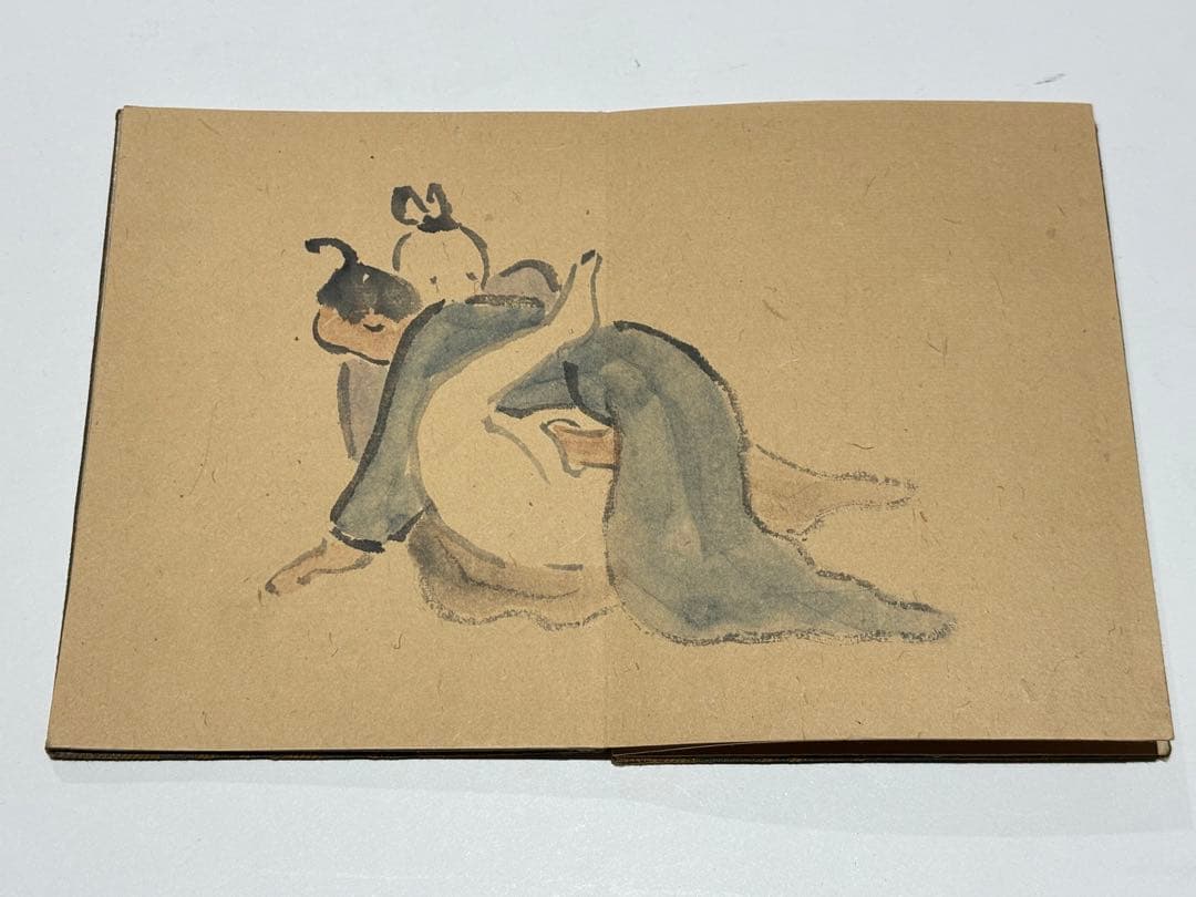 「池無名翁千尋帖」池大雅 春画帖 安政三年写 1帖|艶本 江戸時代 和本