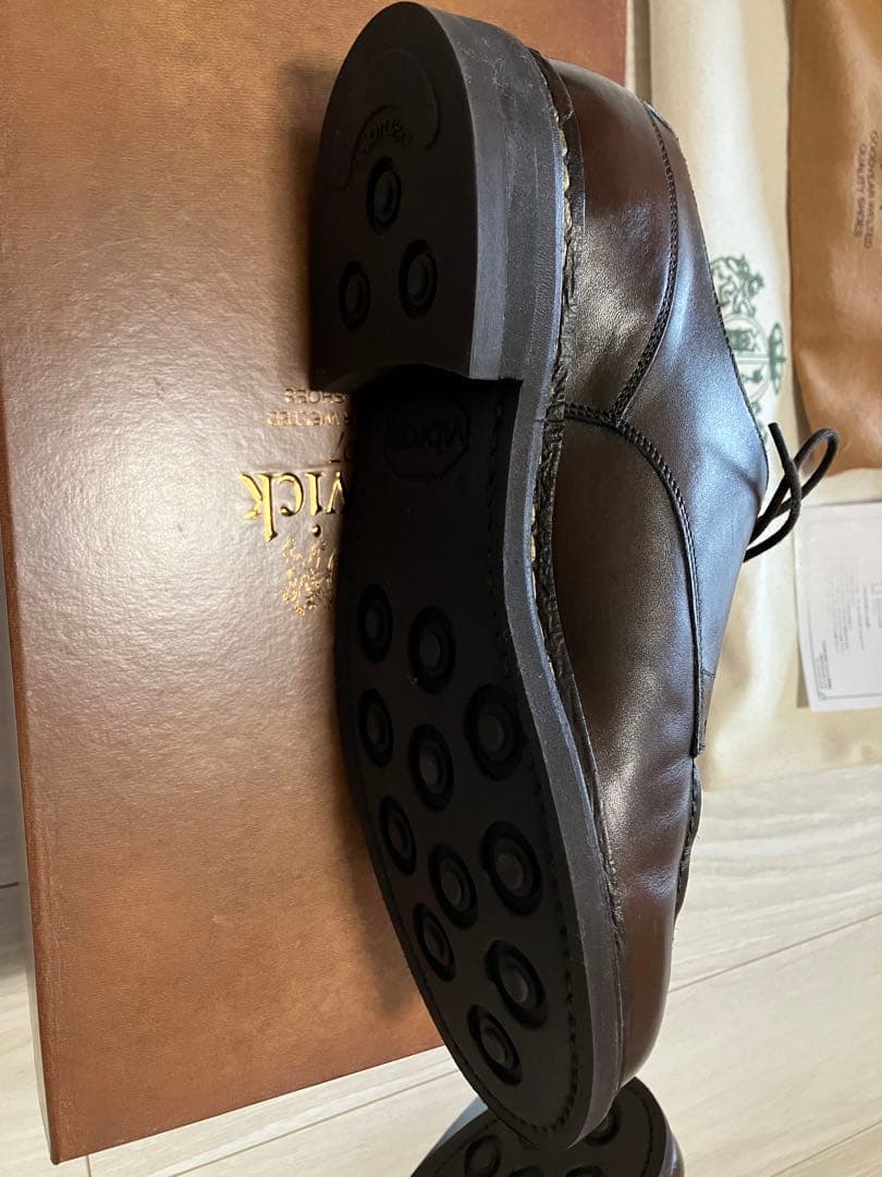 バーウィック　Uチップ　4477ACVI 26.5cm ダークブラウン