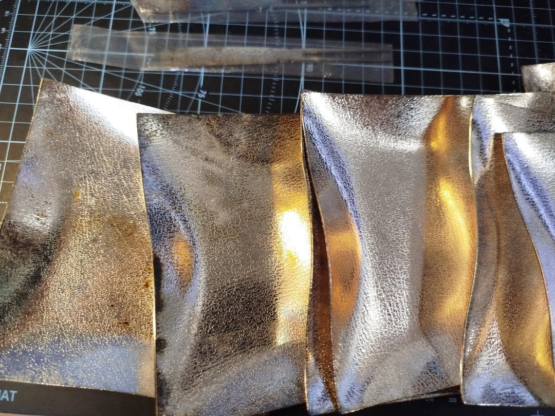 銀の皿？ シルバー？ フォーク付 黒くすみ有 黒さび？有 トータル約1kg