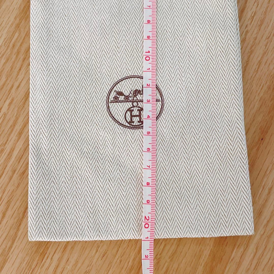 極美品 HERMES 保存袋 4枚セット 21×12.5cm