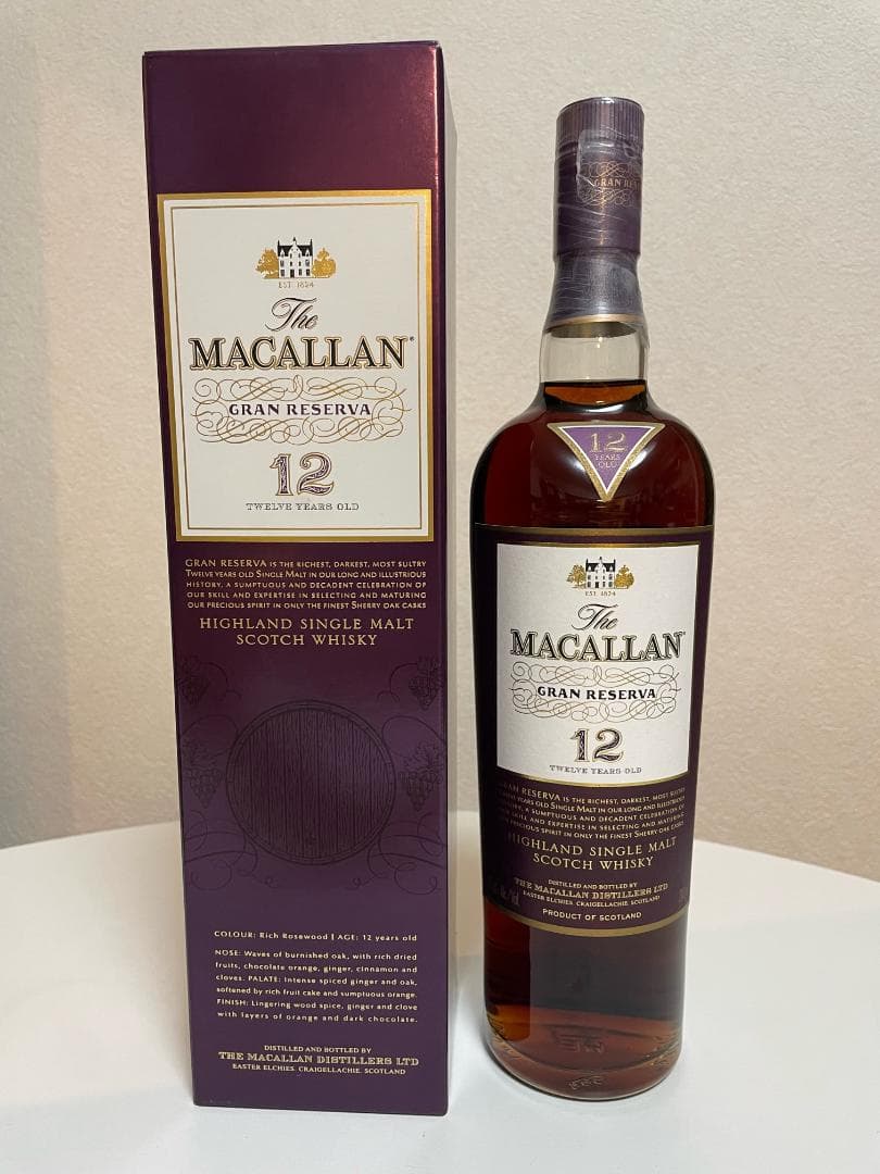 極美品】ザ・マッカラン グランレゼルバ18年 40% & 12年 45.6% - メルカリ