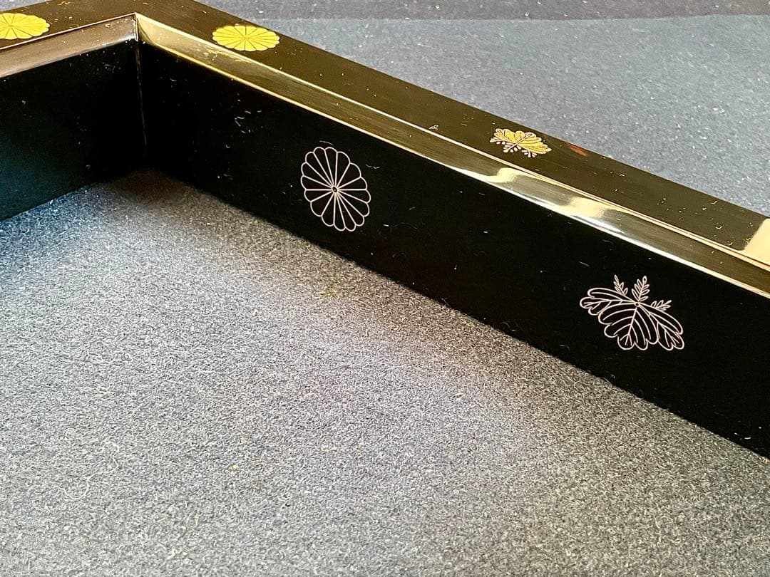 美品 未使用】「母」 高台寺蒔絵 炉縁 静峰 志芸男 共