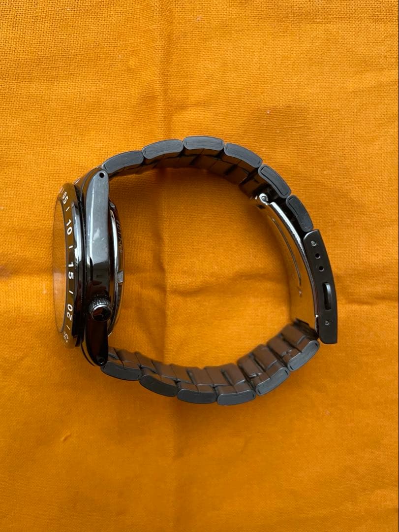 SEIKO5 セイコー５　腕時計　メンズ　自動巻 ブラック 裏スケ　黒い稲妻