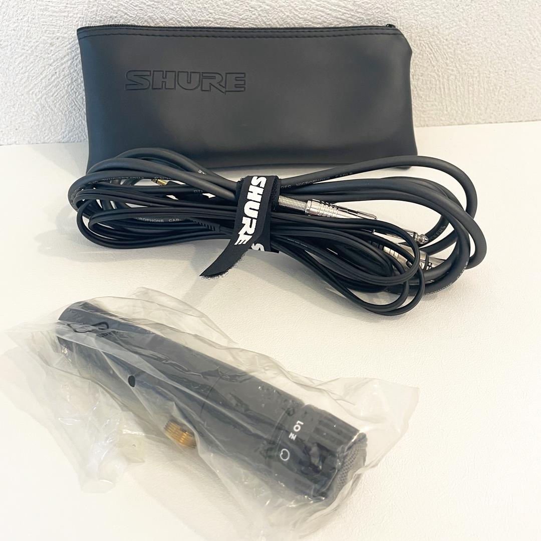 美品！　SHURE SM57 ダイナミックマイク 本体と付属品