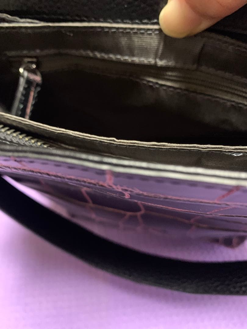 Crocodile クロコダイル柄ショルダーバッグ