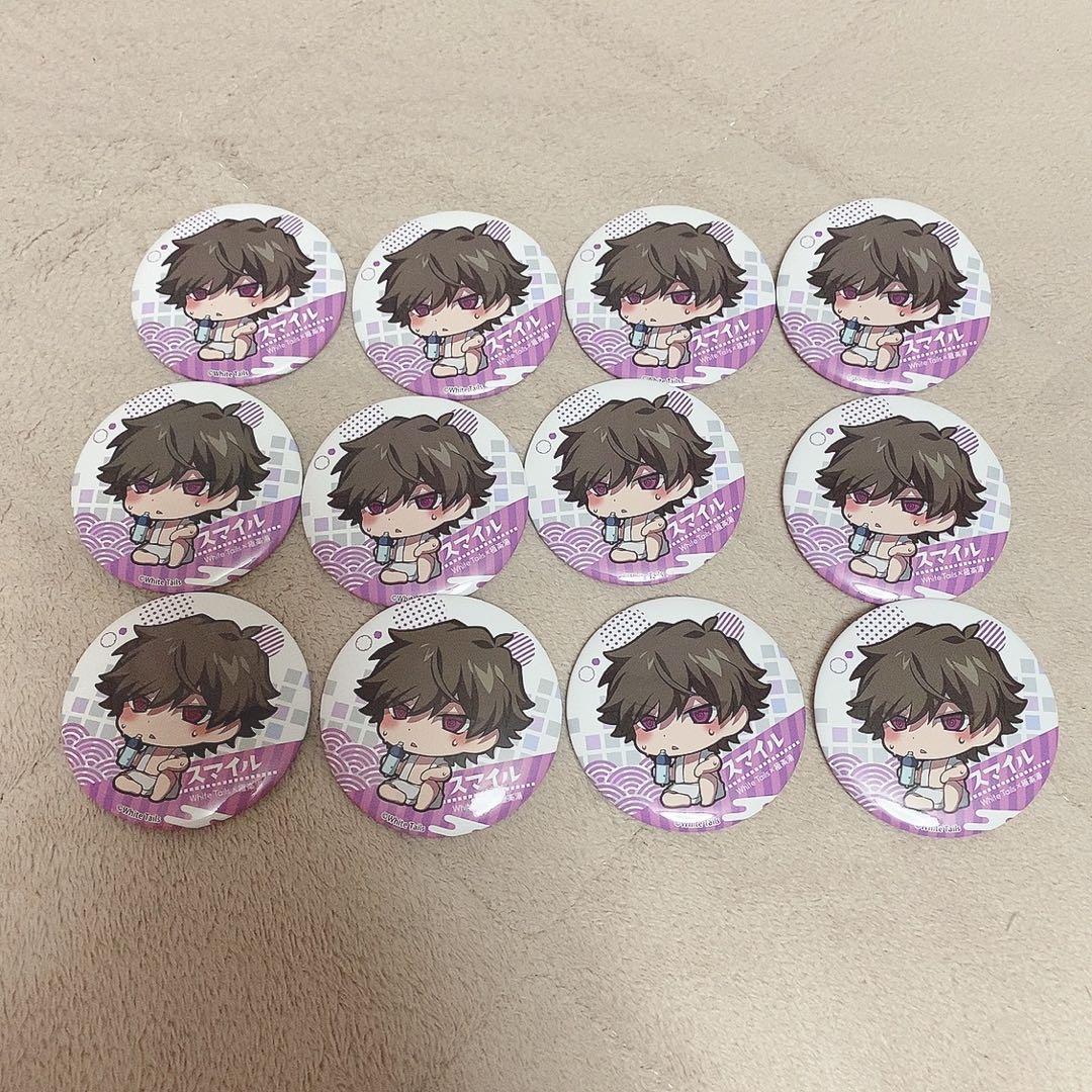 ワイテルズ スマイル 缶バッジ 極楽湯 - メルカリ