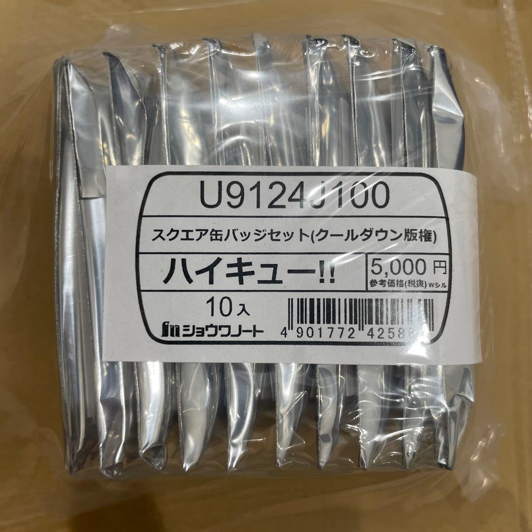 ハイキュー セブンネット 限定 スクエア缶バッジセット クールダウン ハイキュー !!セブンネット限定 クールダウン スクエア缶バッチ 全種類