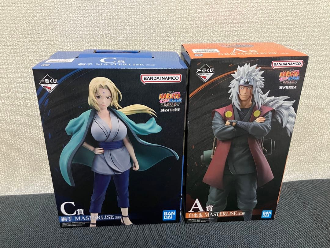 一番くじ 伝説の三忍 NARUTO MASTERLISE 自来也 綱手 - メルカリ
