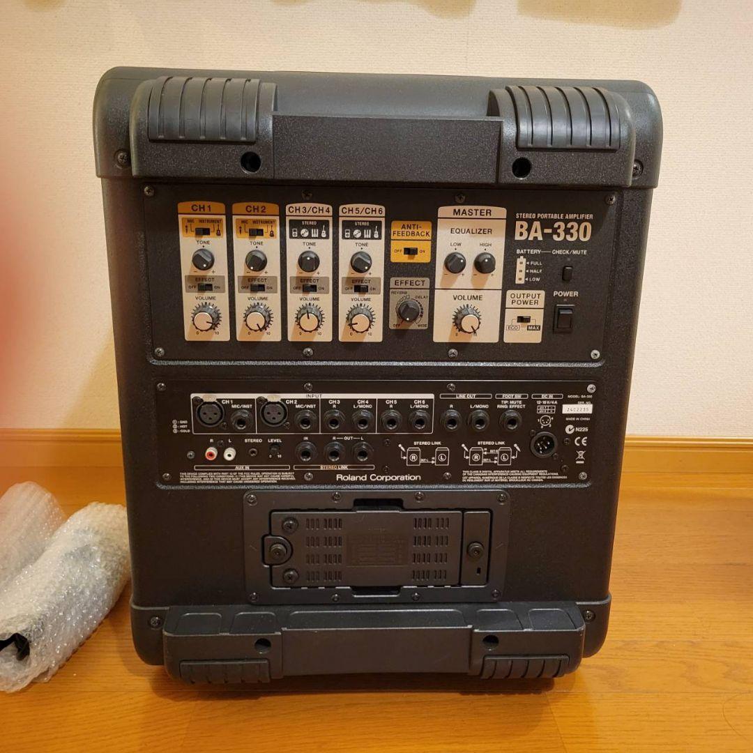 値下げ 美品 Roland BA-330 ポータブルステレオアンプ