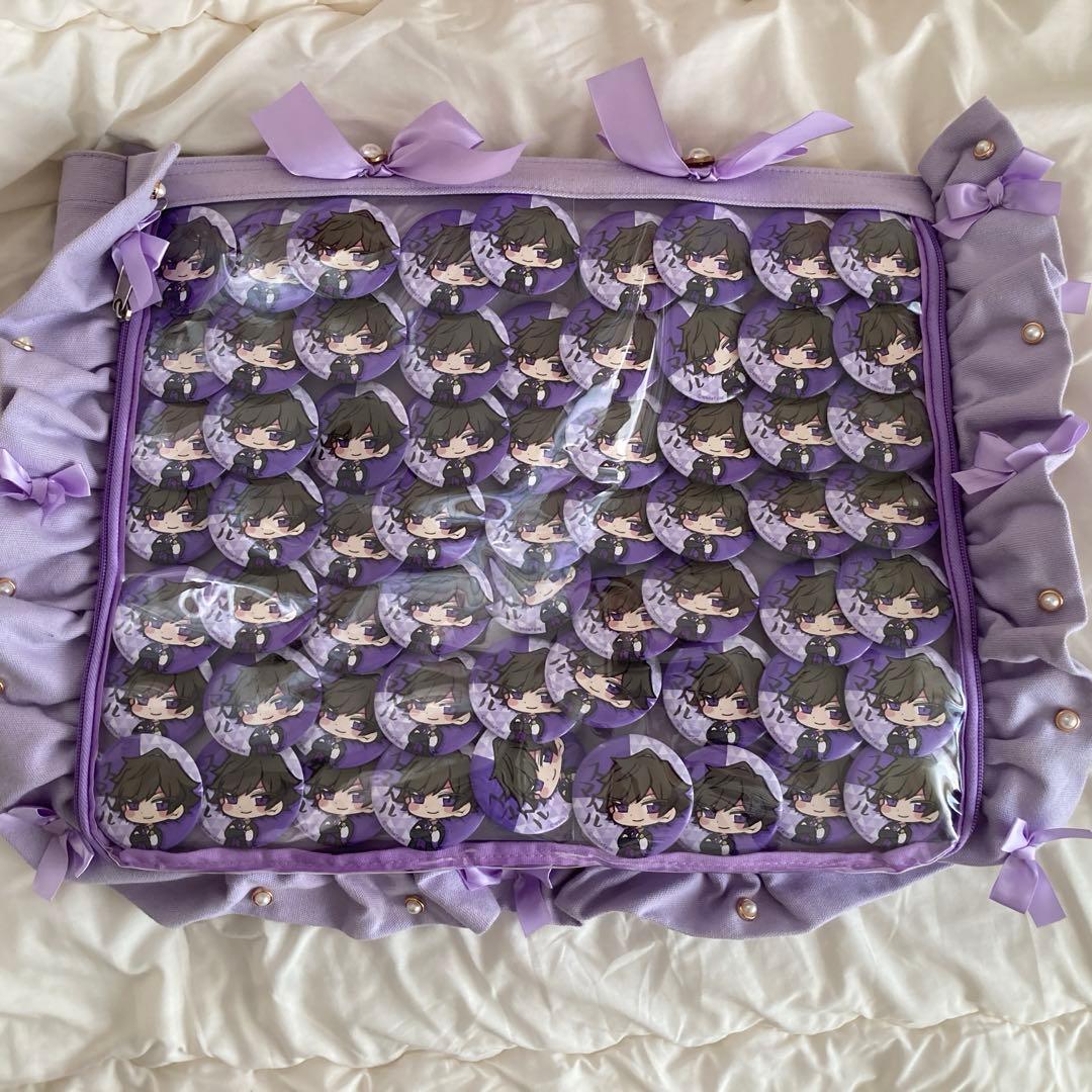 ワイテルズ　スマイル　pop up ストア 缶バッジ　ザッカマート　WEGO 紫 ワイテルズ スマイル pop up ストア 缶バッジ ザッカマート WEGO 紫