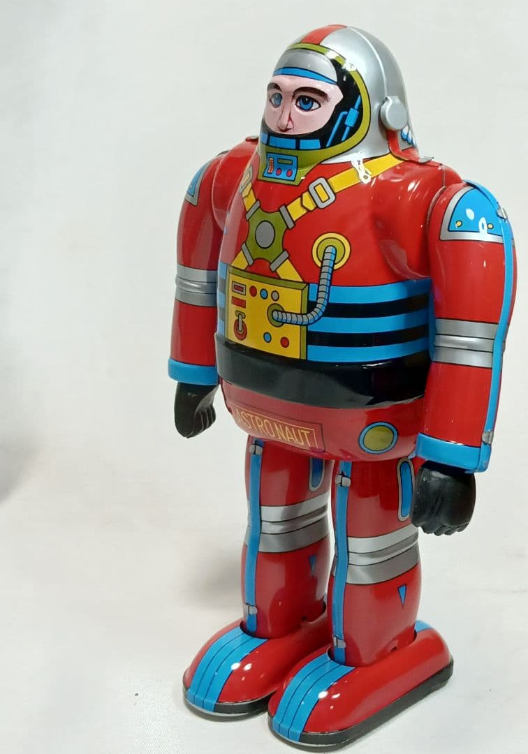 大阪ブリキ　ゼンマイ歩行 ASTRONAUT　ブリキロボット