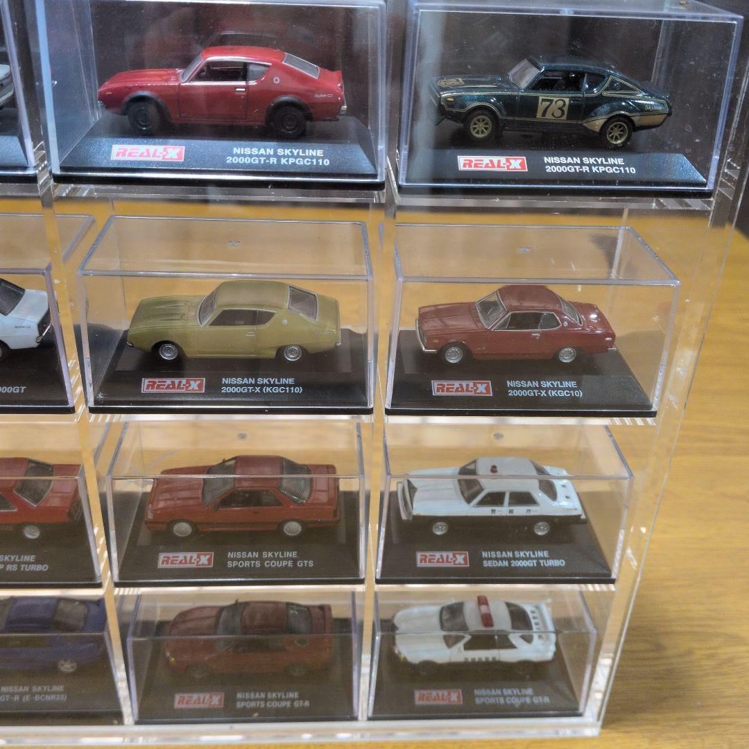 REAL-X 1/72 SKYLINE　Fairlady-Z等32台セット