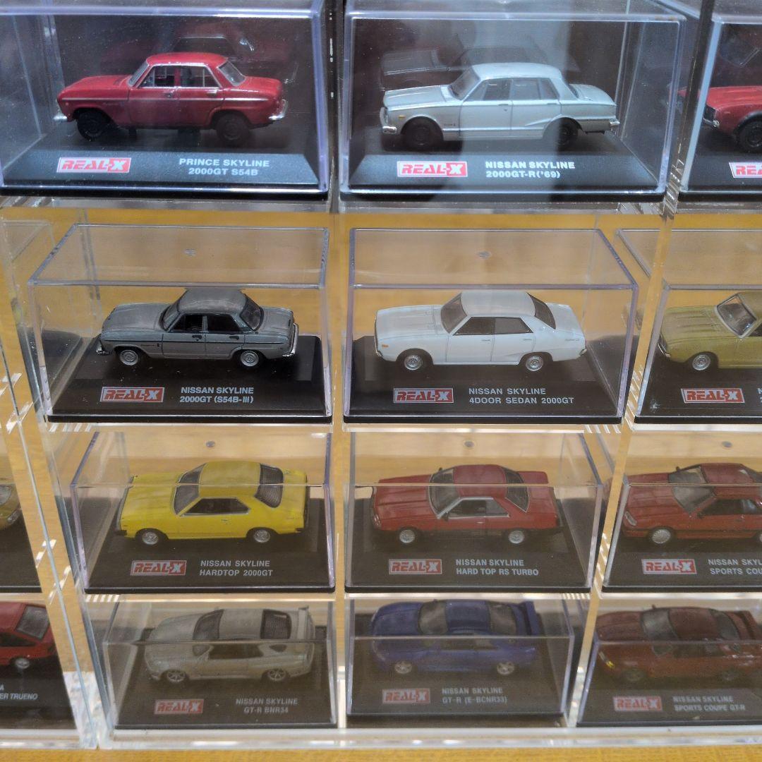 REAL-X 1/72 SKYLINE　Fairlady-Z等32台セット