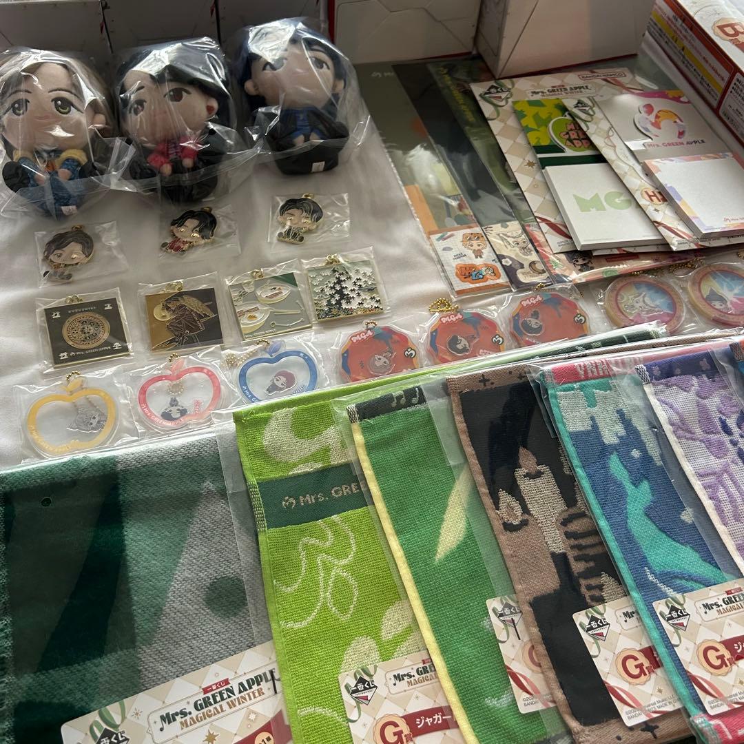 panman様専用⭐︎Mrs. GREEN APPLE 一番くじ グッズセット - メルカリ