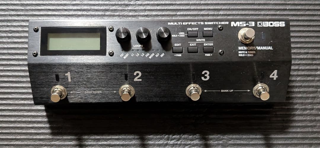 BOSS MS-3 ギターエフェクター(ACアダプター・外箱・説明書付き)