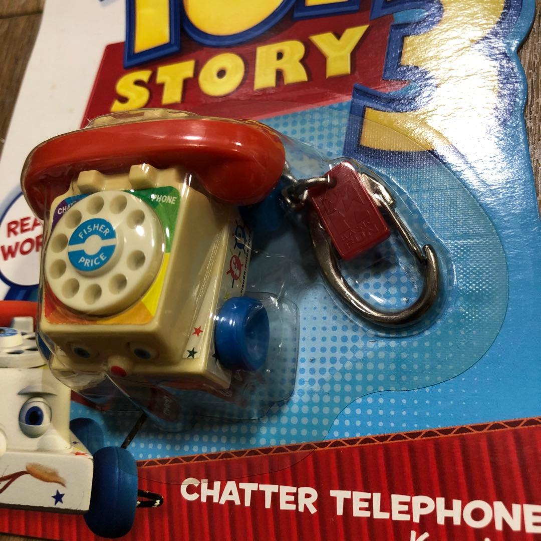 （未使用未開封）トイ・ストーリー3 チャターテレフォン キーホルダー