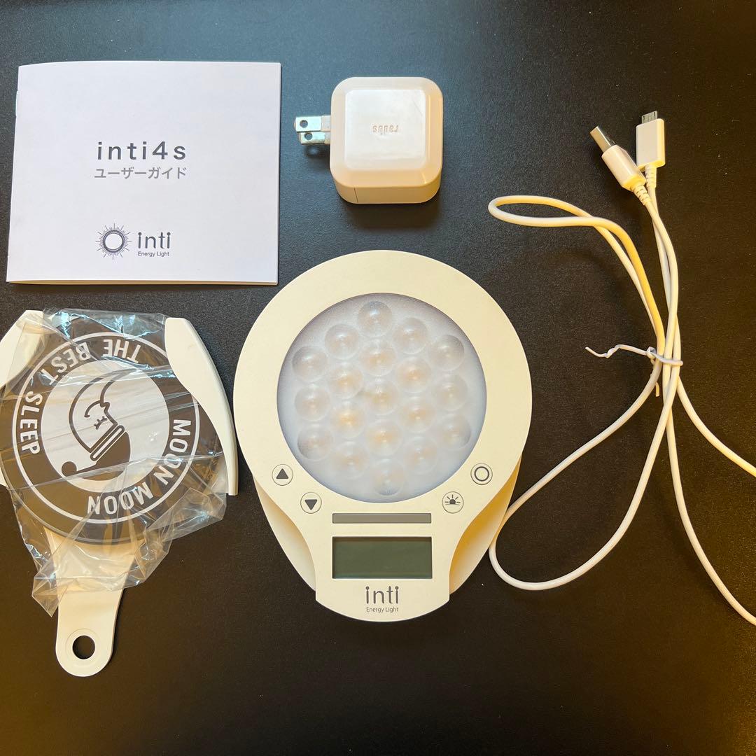 inti4s 光で起きる目覚まし時計 ホワイト - メルカリ