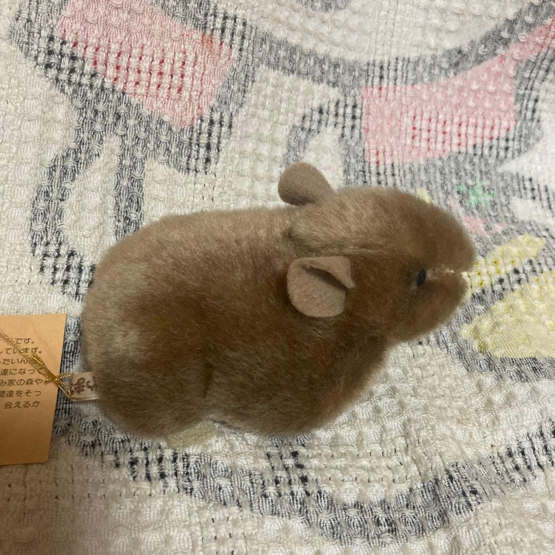 やまね工房　鳴く ナキウサギ　ぬいぐるみ　タグつき　中古品