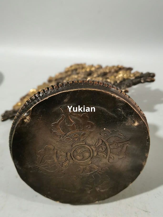 銅製 八宝吉祥樹 吉祥八宝招き樹 法器 装飾品 工芸品