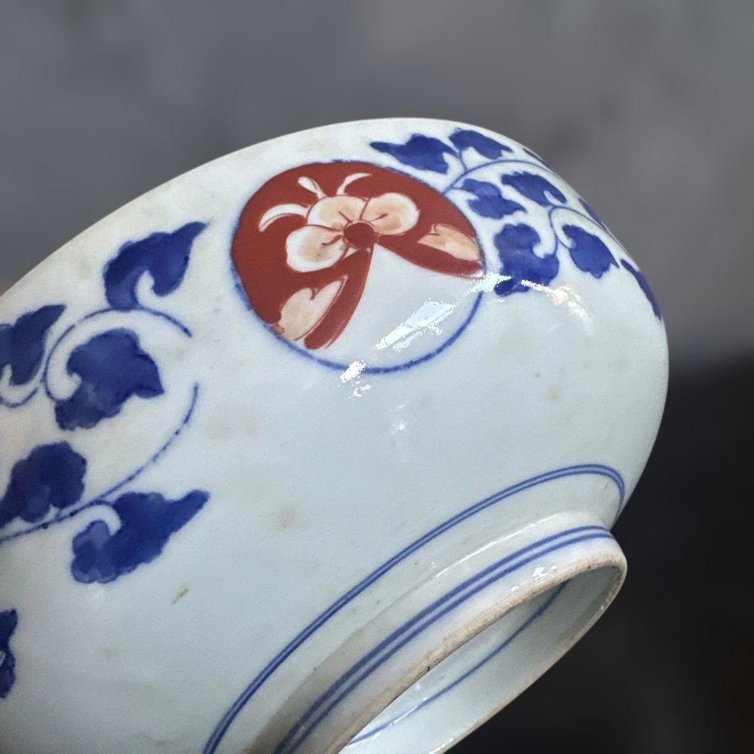 色絵陶器ボウル2点セット 難あり