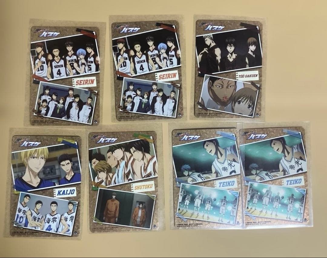 黒子のバスケ スターティングカードコレクション コンプリート 69枚まとめ売り