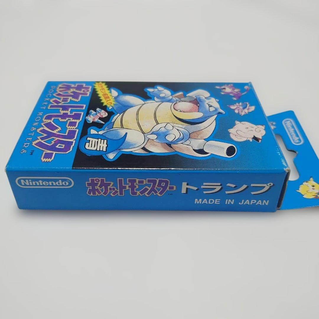 ポケットモンスター 青 トランプ ポケモン 任天堂 カメックス 美品