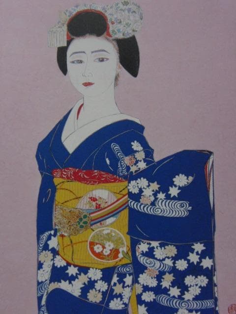 加藤登美子、【夢もいざよう紅桜　しのぶ想いをふりそでに　京都先斗町にて】