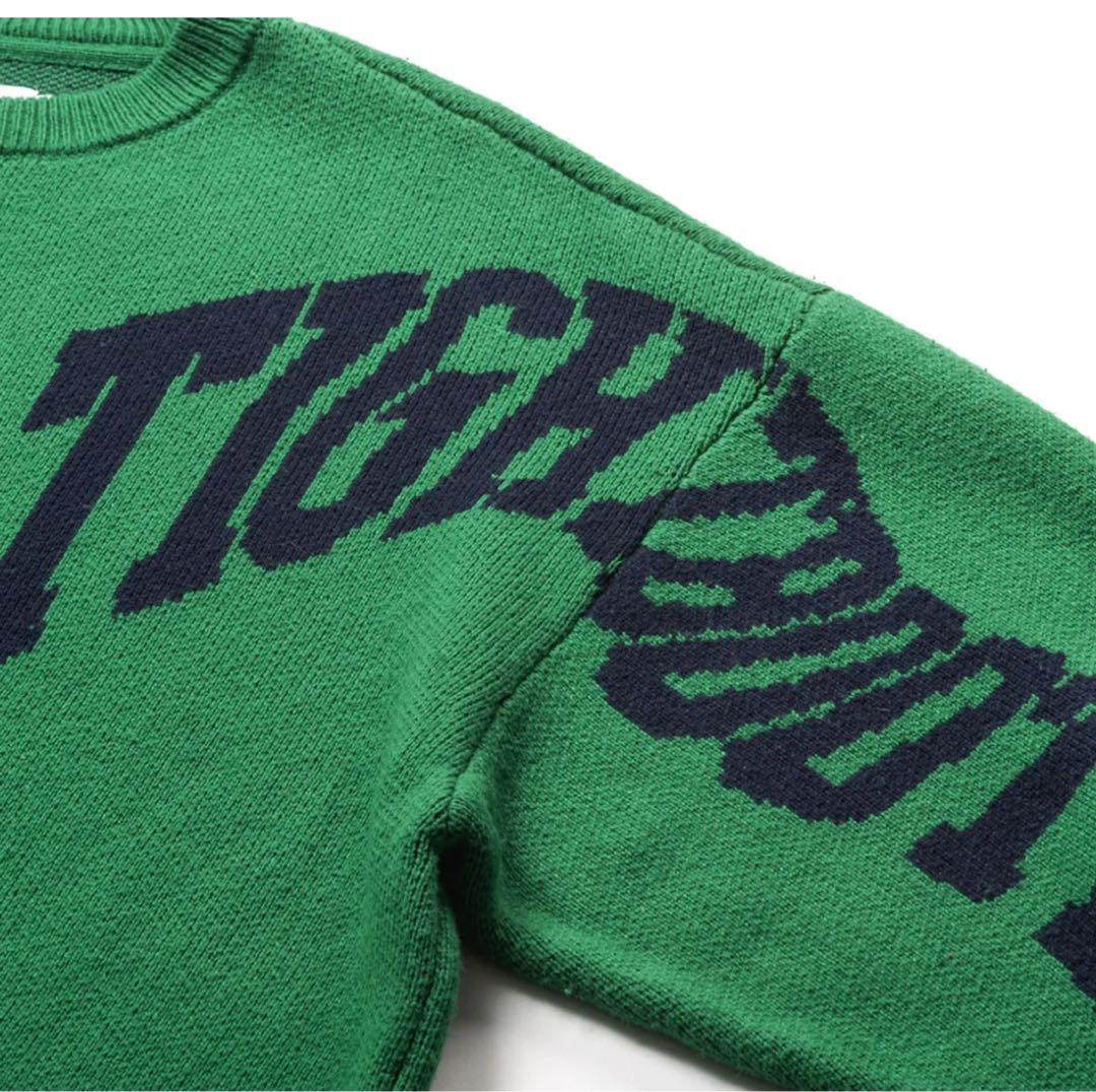 TBPR ⭐️ACID LOGO KNIT SWEATER グリーン　Lサイズ