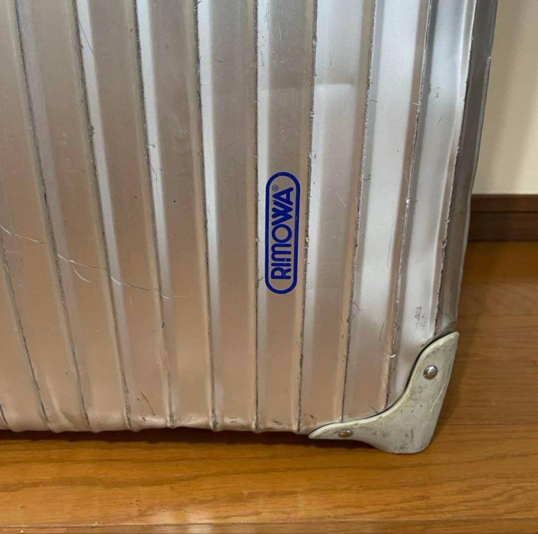リモワ アルミ キャリーケース 青ロゴ XL 青ロゴ・廃盤 RIMOWA TOPAS