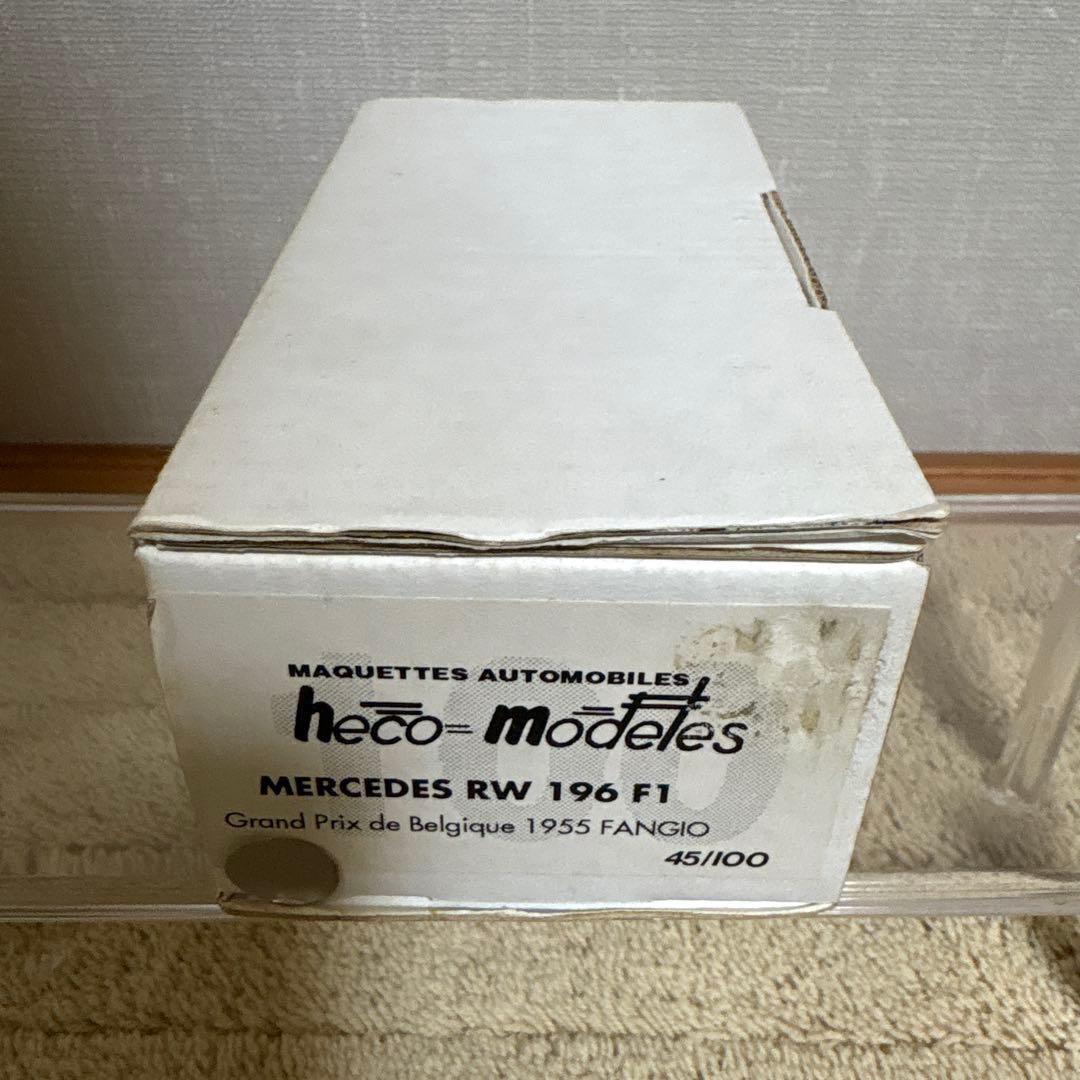 ミニカー HECO MODELES MERCEDES RW 196 F1