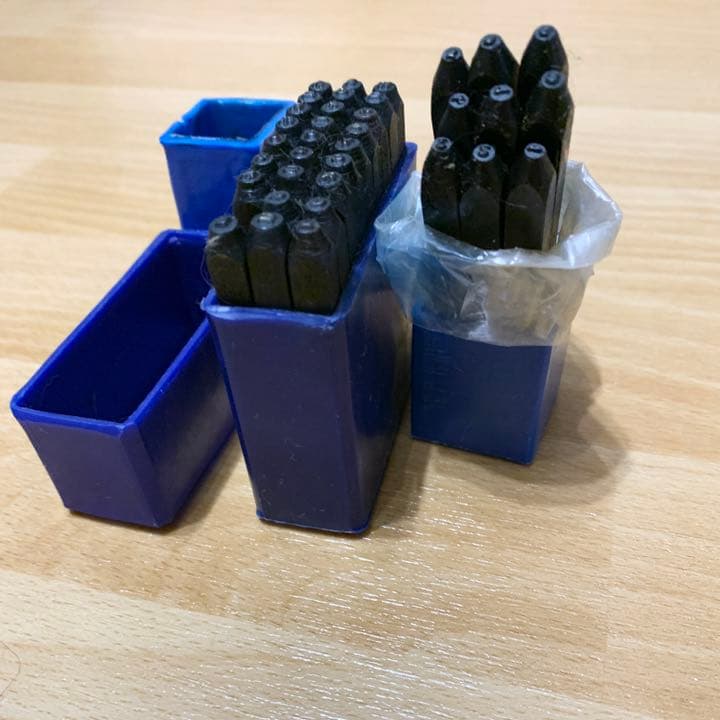 彫金 刻印セット アルファベット大文字(A〜Z) 数字(1〜9) 楽天市場