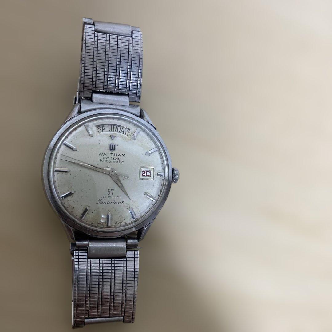 Waltham 腕時計 ウォルサム デラックス オートマチック57石 稼働中。