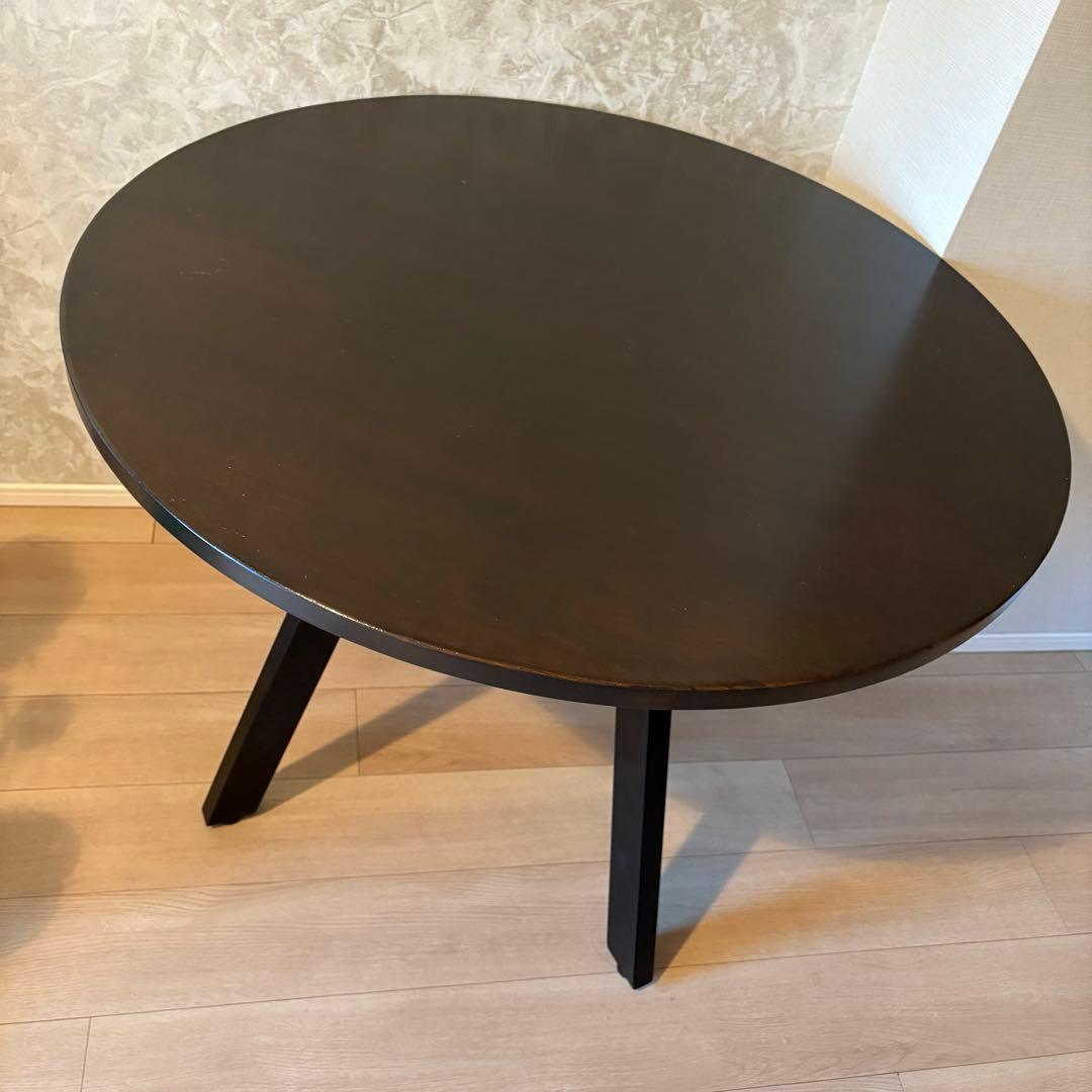 ダイニングテーブル KANADEMONO THECAFETABLE Black Steel 4pin