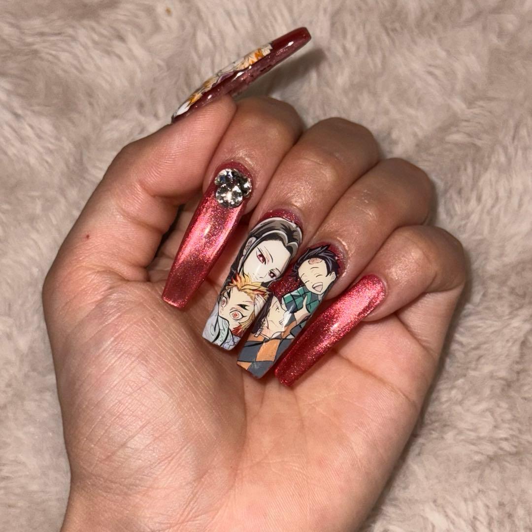 プレインシート　痛ネイル　ネイルシール　ネイルチップ