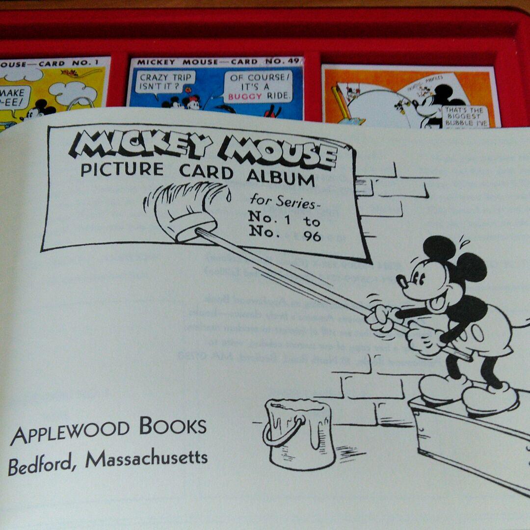 ミッキーマウス　ピクチャーカード　アルバムセット