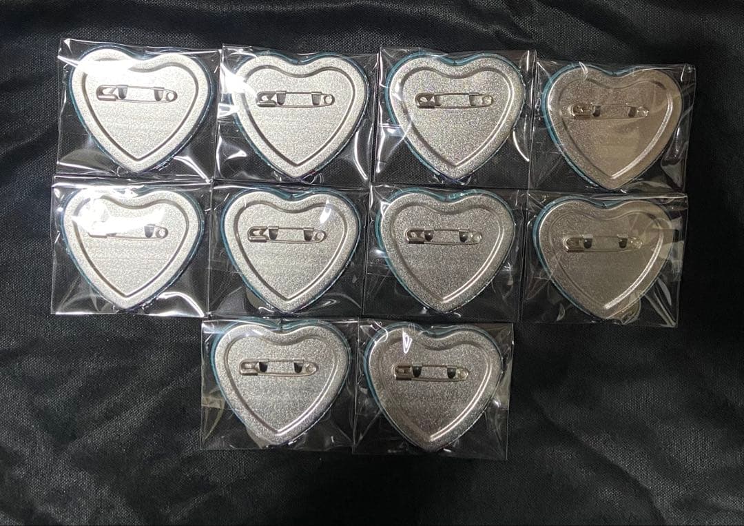 忍たま乱太郎 ナンジャタウン ハート缶バッジ 摂津のきり丸 10点セット