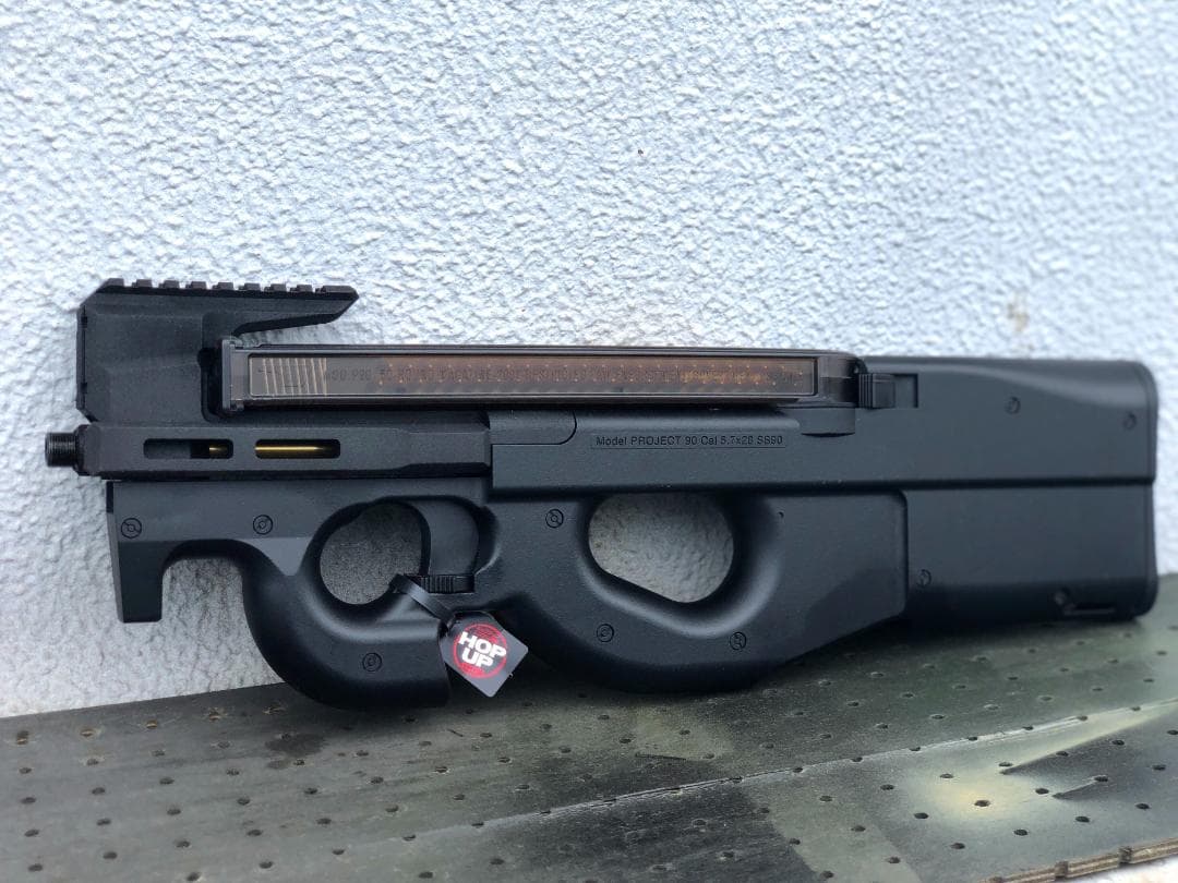 東京マルイ P90+ カスタム ステルスアッパーレシーバー 組込済 ジャンク扱い 東京マルイ P90+ カスタム ステルスアッパーレシーバー 組込済