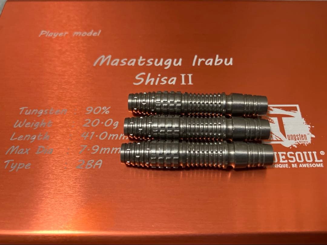 ダーツ バレル CUESOUL 伊良部昌貢選手モデル SHISA シーサー Ⅱ