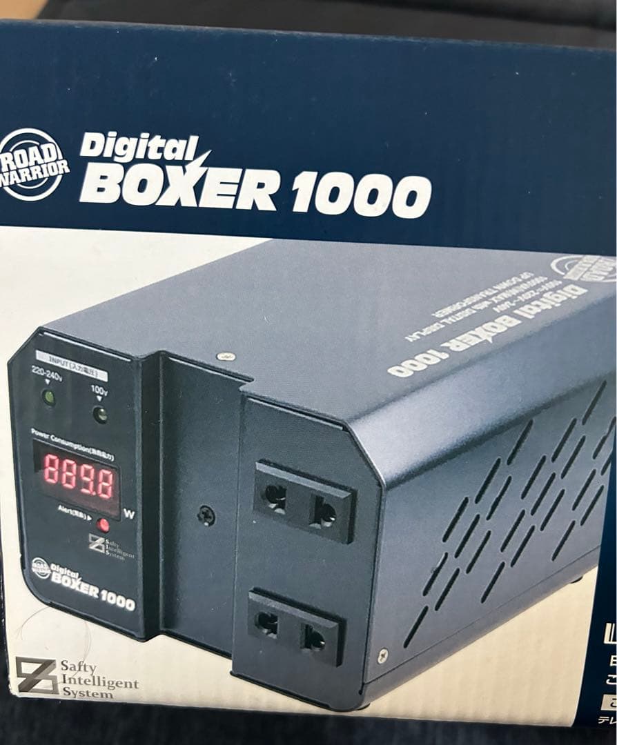 変圧器 1000VA 100V 220〜240V デジタル表示 城下工業①1000w 変圧器