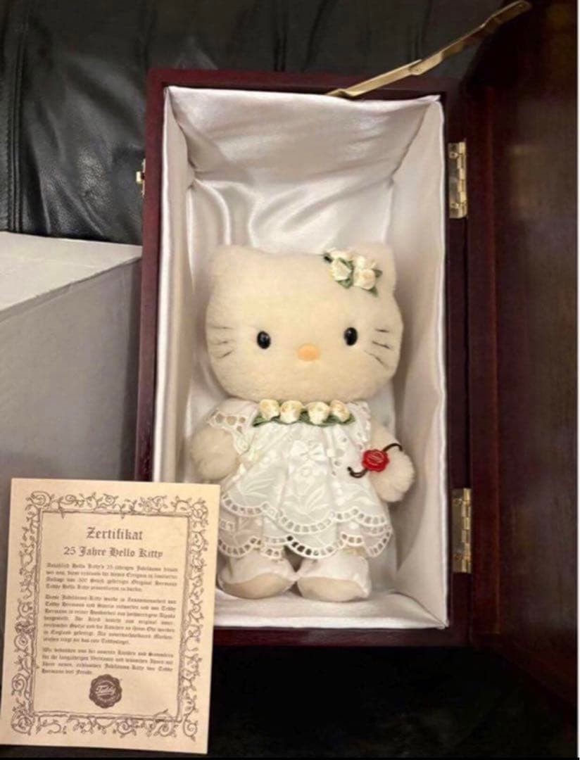 激レア☆ハローキティ☆ハーマン社コラボぬいぐるみ☆500体限定☆1999年 新品