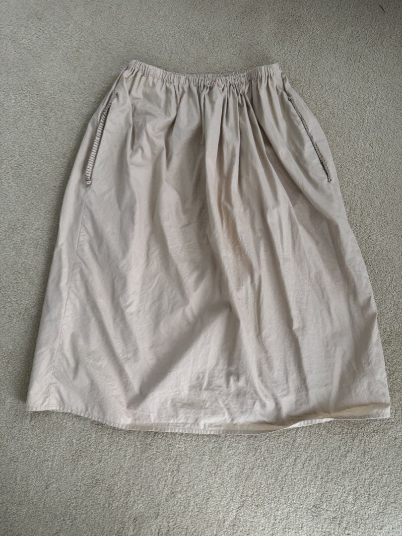 ホームスパン homspun スカート ドット柄 ペチコート付