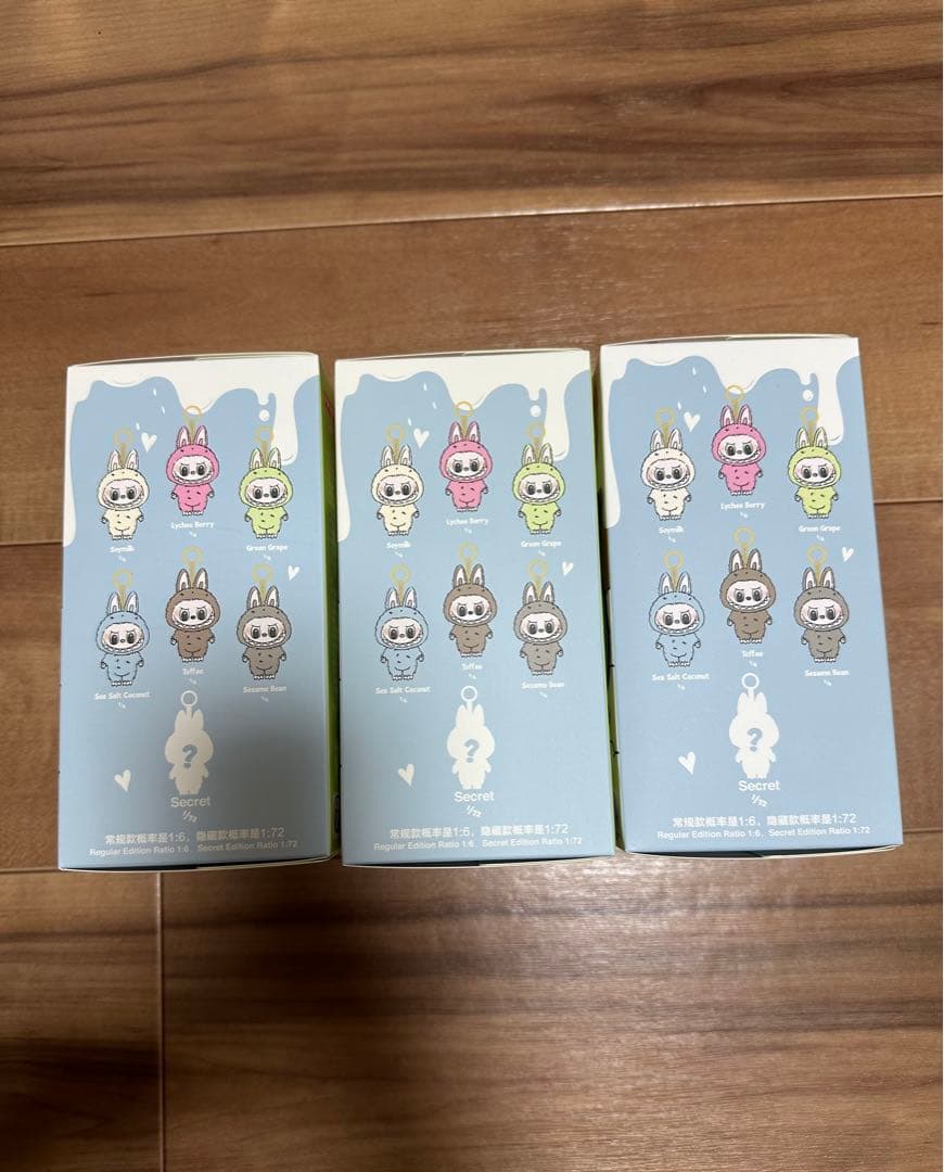 POPMART LABUBU THE MONSTERS マカロンぬいぐるみ 3個