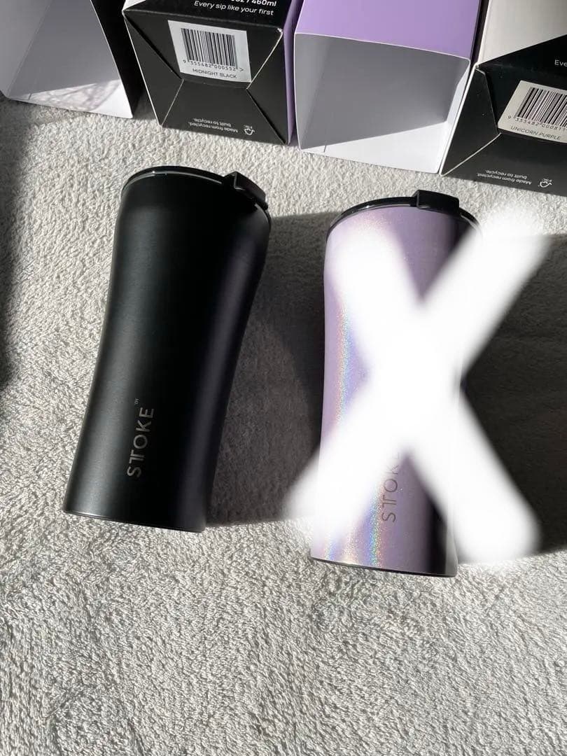 XG タンブラー 2個セット ブラック・パープル