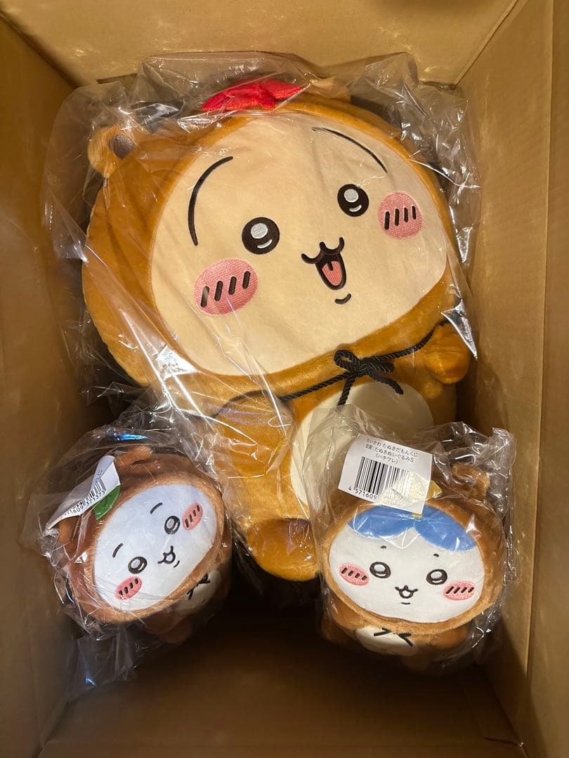 たぬきだもんくじ A賞うさぎ B賞ちいかわ B賞ハチワレ 3点セット