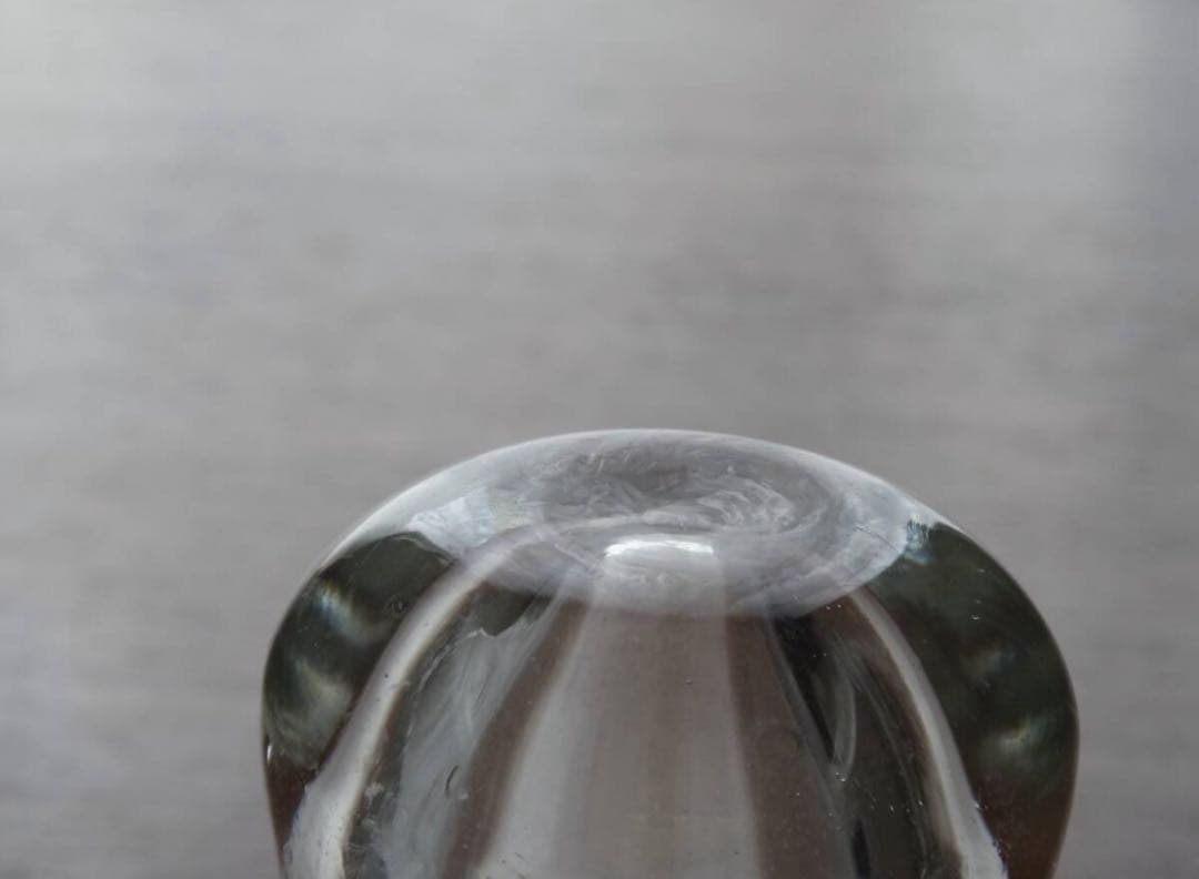 1800年代 古いワイン樽のガラス栓 フランス 手吹きガラス