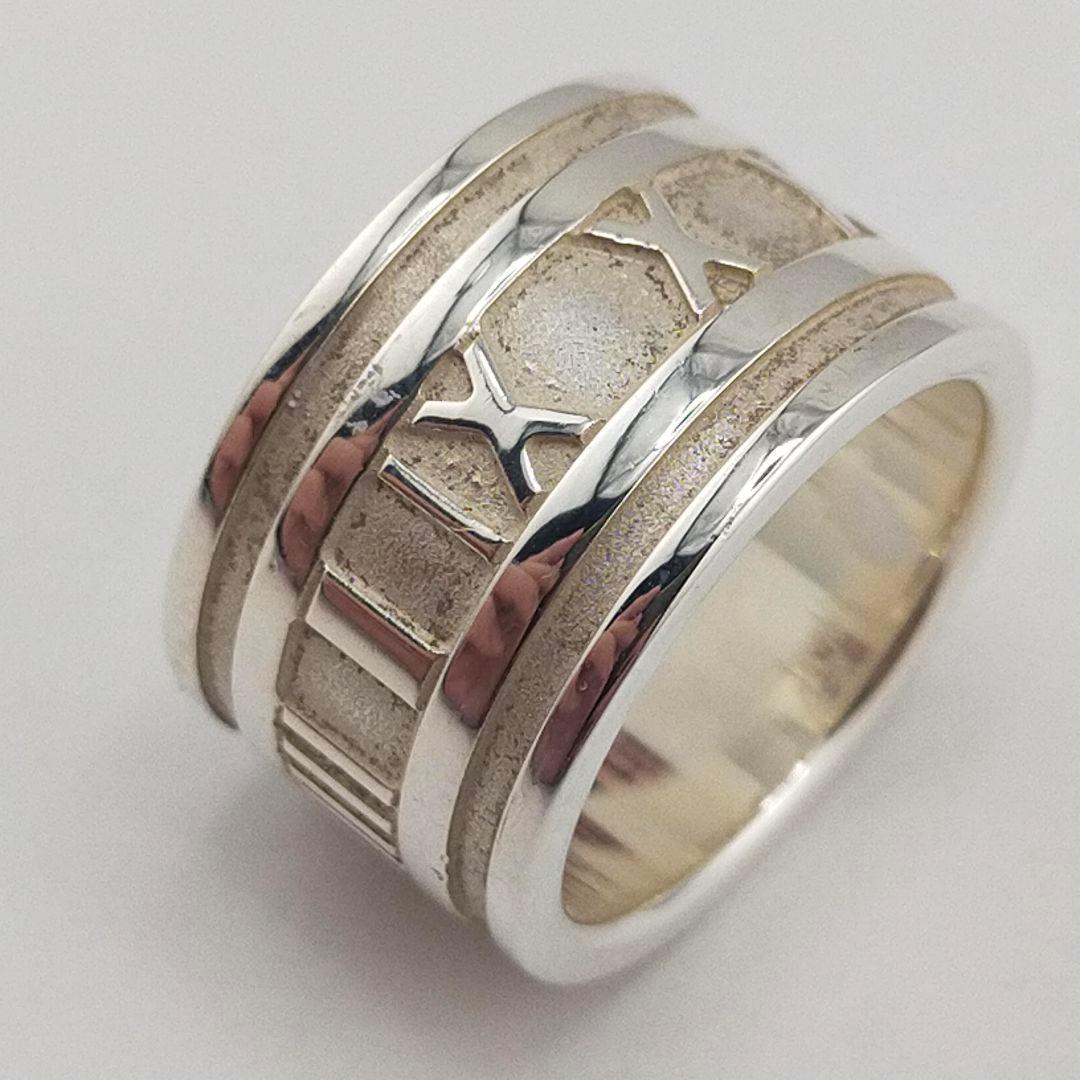 TIFFANY&Co. ティファニー シルバー アトラスワイド リング 8.5号