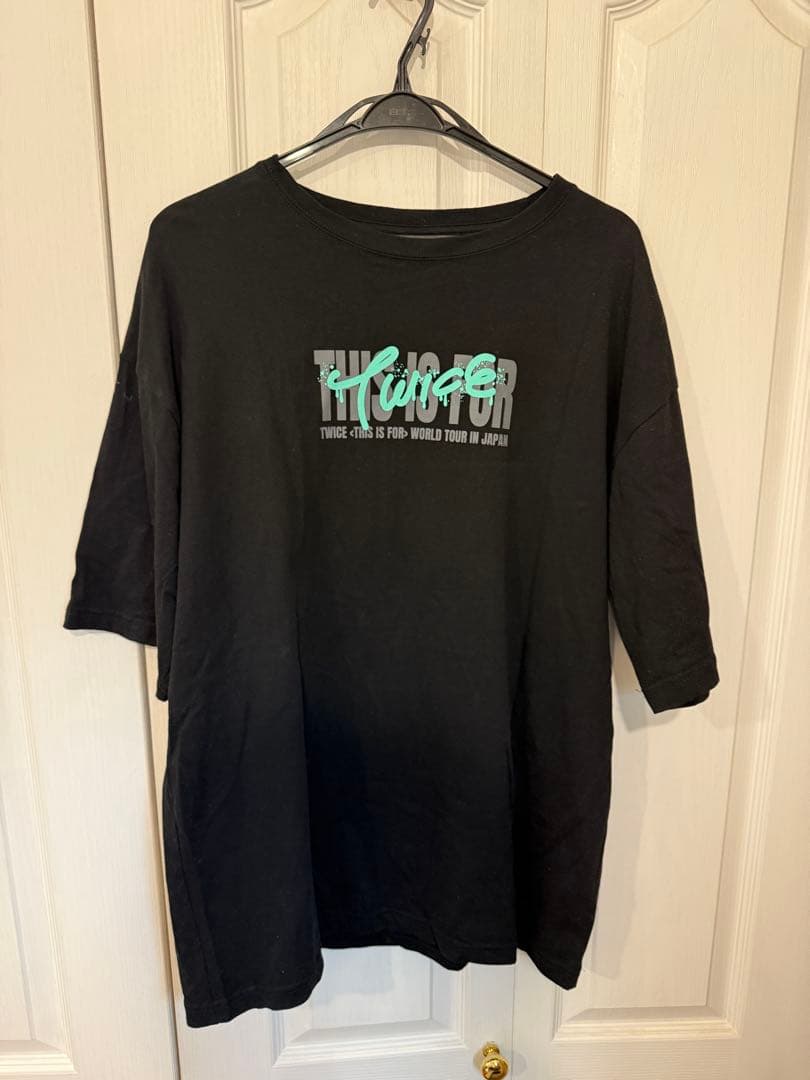 TWICE this is for Tシャツ ミナ Lサイズ T-SHIRT〈BLACK〉【L】⁄ MINA ⁄