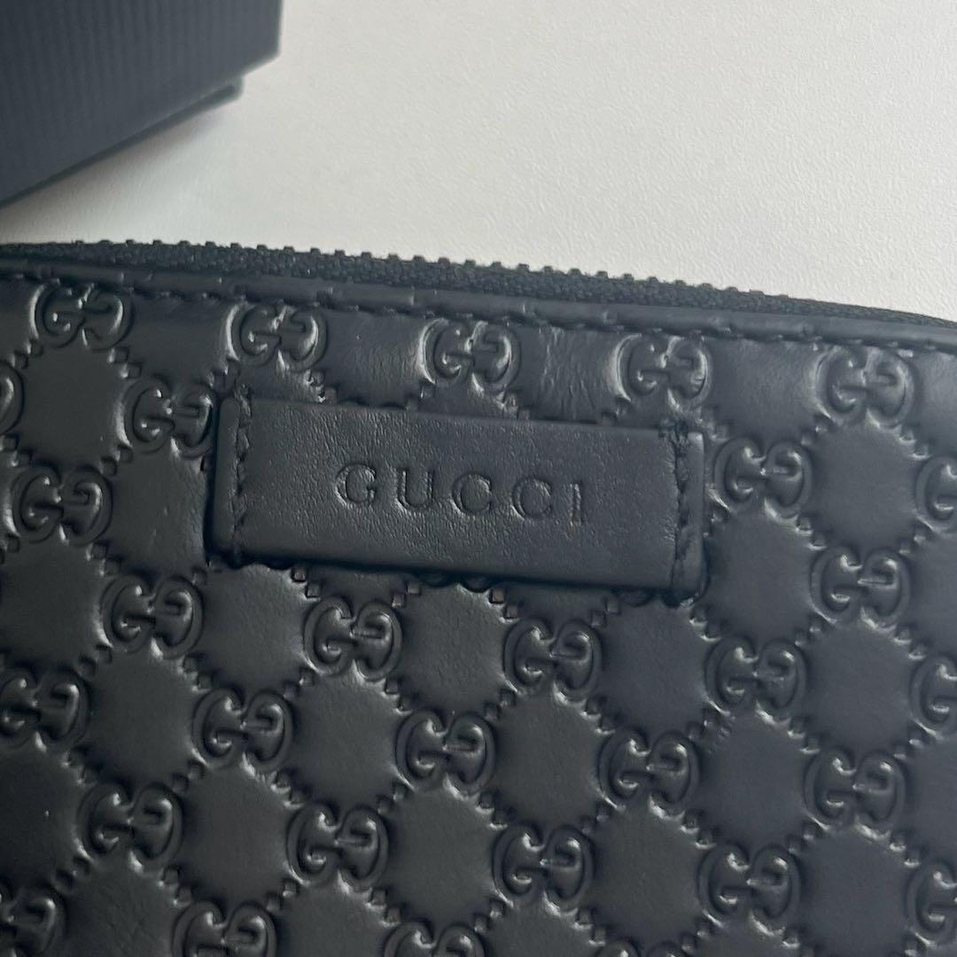 15 美品 GUCCI グッチ マイクロシマ 2つ折り財布