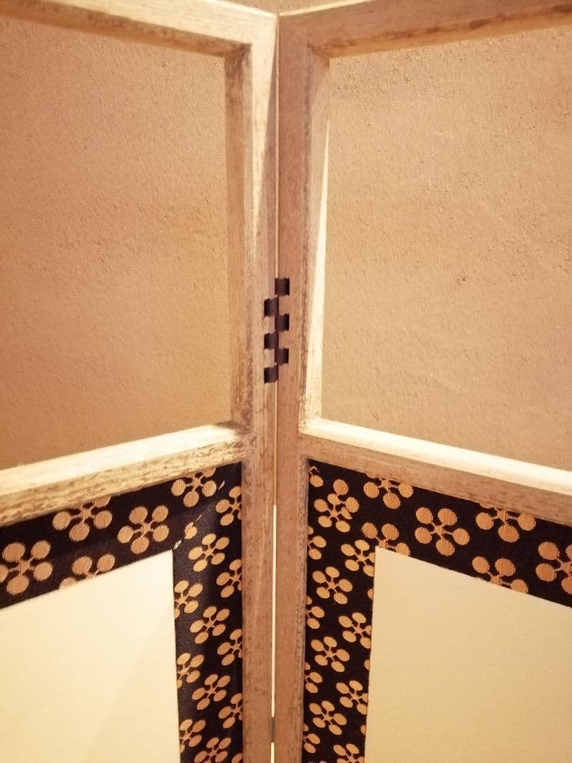 茶道具】利休梅紋網代風炉先屏風 風炉先 風炉先221