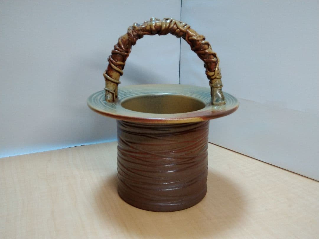 花器　天降川焼き